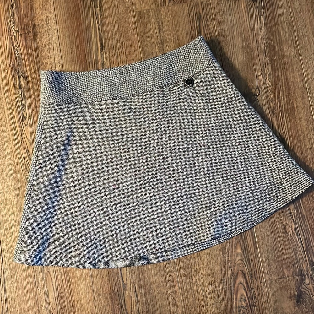 GAP gray tweed mini skirt